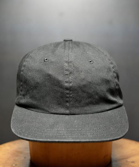 SOLID WASHED CAP  (BLACK)