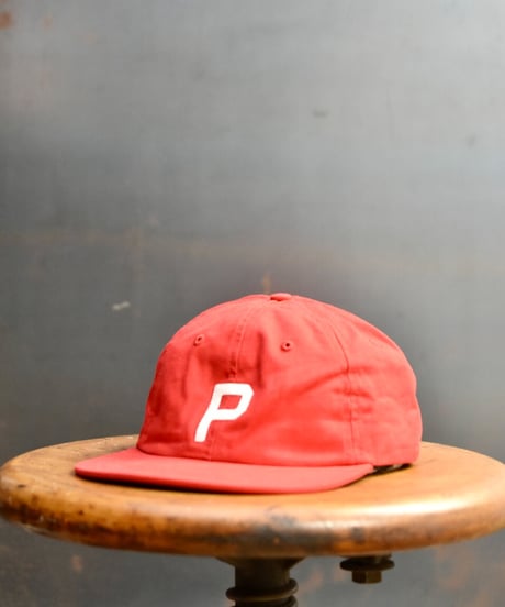 PORP1947_WASHED CAP  (RED) USED加工