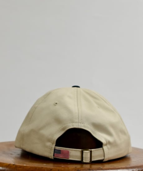SOLID WASHED CAP  (STONE/GREEN)