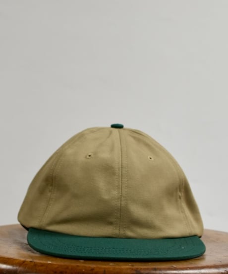SOLID WASHED CAP  (KHAKI/GREEN)