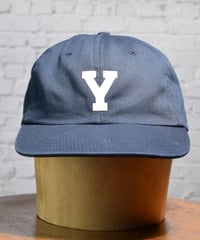 UNIVERSITY COLLECTION - Y_WASHED CAP  (NAVY) USED加工