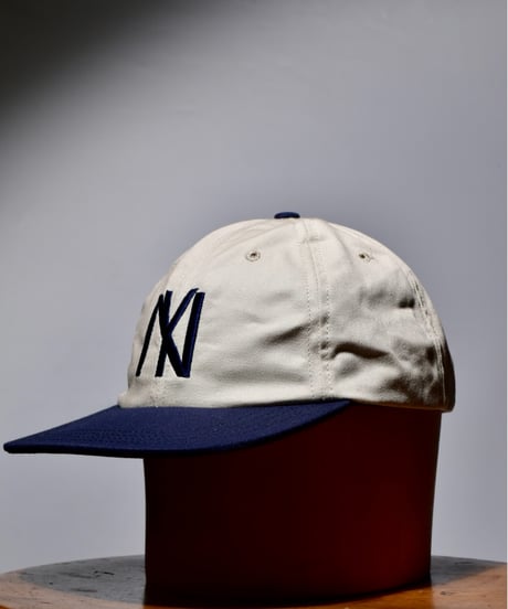 NYBYC 1935_WASHED CAP  (STONE/NAVY) USED加工