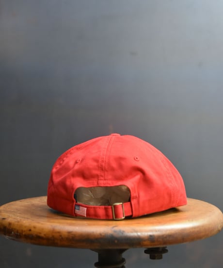 PORP1947_WASHED CAP  (RED) USED加工