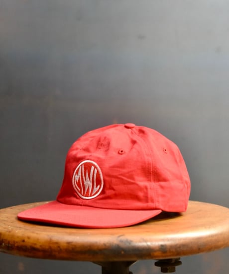 SININ1936_WASHED CAP   (RED) USED加工