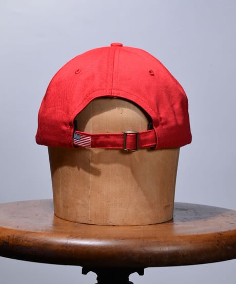 STLC1939_WASHED CAP  (RED) USED加工