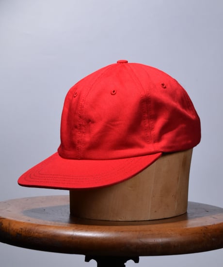 SOLID WASHED CAP  (RED)