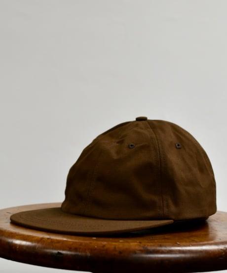 SOLID WASHED CAP  (BROWN)