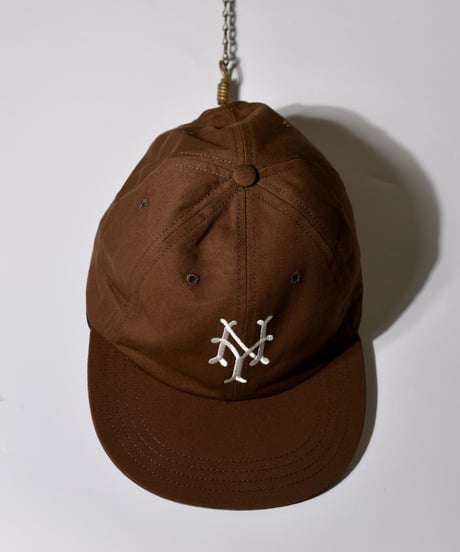 NYCC1947_WASHED CAP  (BROWN) USED加工