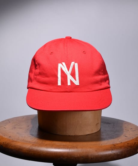 NYBYC 1935_WASHED CAP  (RED) USED加工