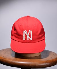 NYBYC 1935_WASHED CAP  (RED) USED加工