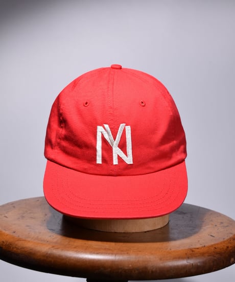 NYBYC 1935_WASHED CAP  (RED) USED加工
