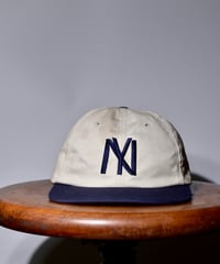 NYBYC 1935_WASHED CAP  (STONE/NAVY) USED加工