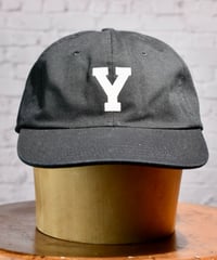 UNIVERSITY COLLECTION - Y_WASHED CAP  (BLACK) USED加工