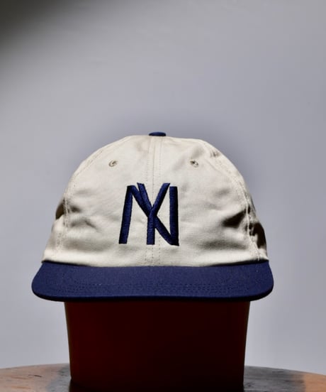 NYBYC 1935_WASHED CAP  (STONE/NAVY) USED加工