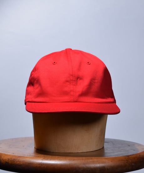 SOLID WASHED CAP  (RED)