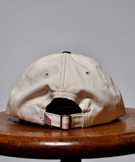 LAP1943__WASHED CAP  (STONE/BLACK) USED加工