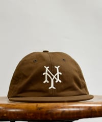 NYCC1947_WASHED CAP  (BROWN) USED加工