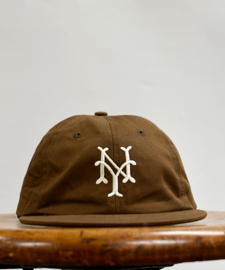 NYCC1947_WASHED CAP  (BROWN) USED加工