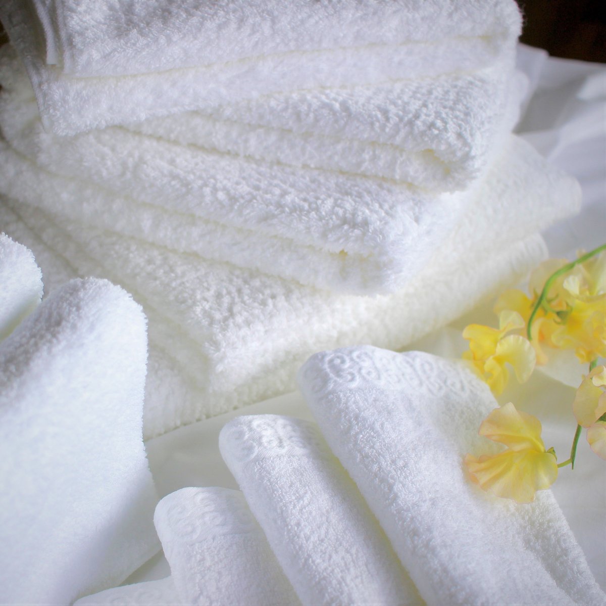 今治パールロマンタオル 白無地ギフトセット(フェイスタオル・ハンド