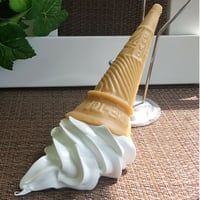落としたソフトクリーム