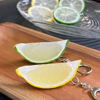 レモン・ライムの串切り　キーホルダー