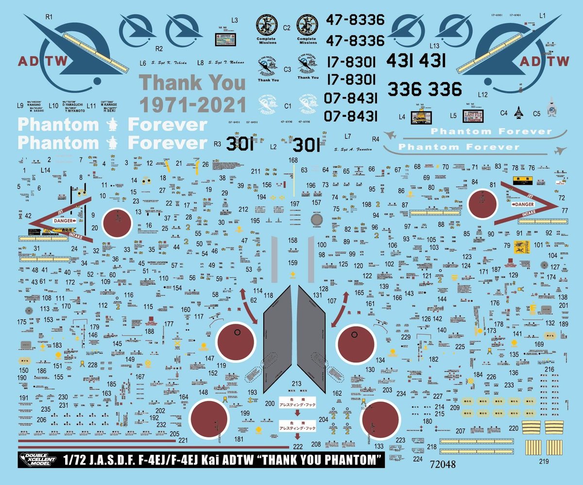 Aviationtags 4枚セット JASDF Matsushima A.B. F-2B Viper Zero Anniversary | IPMS/USA