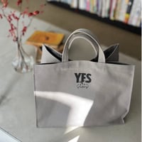 MARUGRA×DRESSSEN  MARKET BAG “YES＆JOY“ (GRAY COLOR)