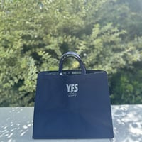 MARUGRA×DRESSSEN  MARKET BAG “YES＆JOY“ (DARK NAVY COLOR)