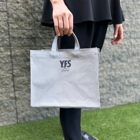 MARUGRA×DRESSSEN  MARKET BAG “YES＆JOY“ (GRAY COLOR)