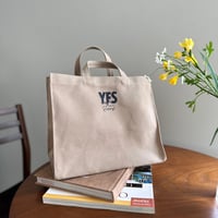 MARUGRA×DRESSSEN  MARKET BAG “YES＆JOY“ (BEIGE COLOR)