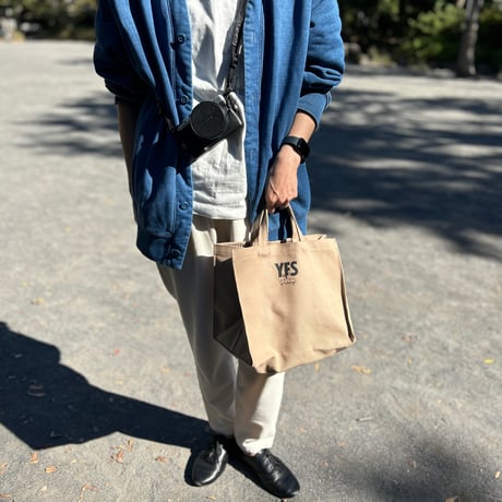 MARUGRA×DRESSSEN  MARKET BAG “YES＆JOY“ (BEIGE COLOR)