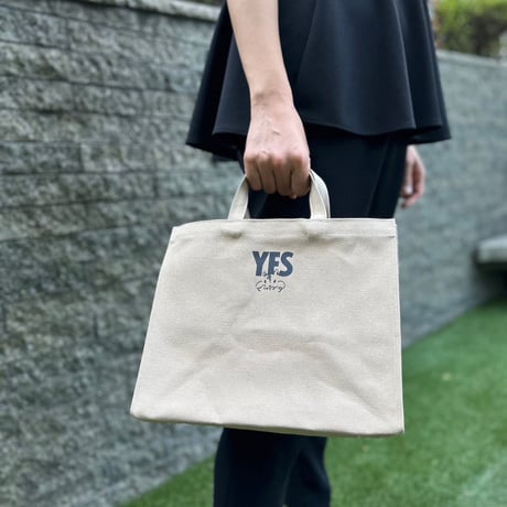 MARUGRA×DRESSSEN  MARKET BAG “YES＆JOY“ (BEIGE COLOR)