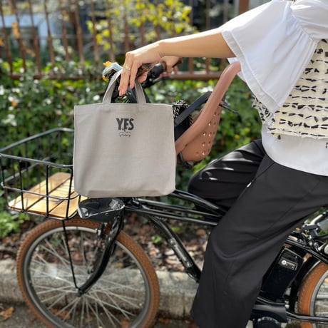 MARUGRA×DRESSSEN  MARKET BAG “YES＆JOY“ (GRAY COLOR)