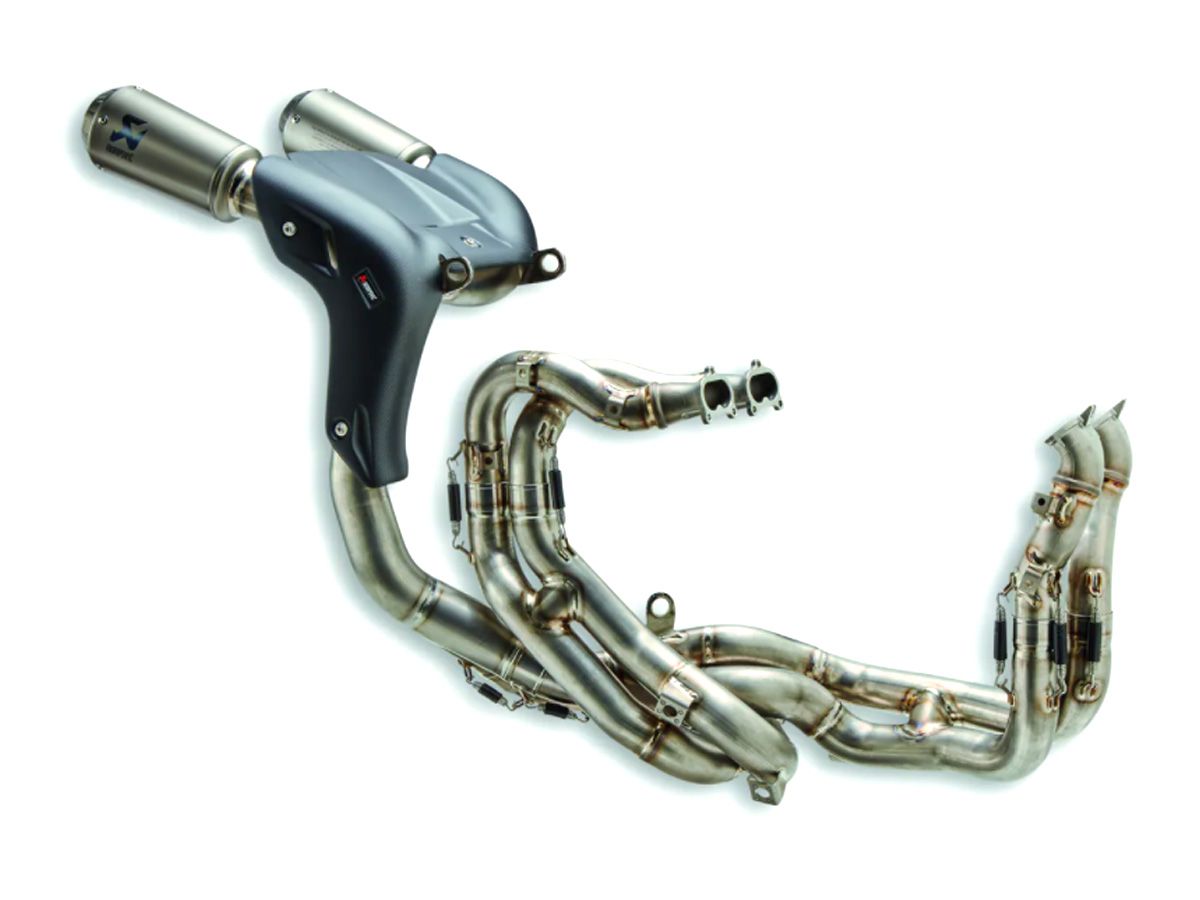 ドゥカティ　アクラポヴィッチ　V4 チタン　フルエキゾーストマフラー AKRAPOVIC チタン製フルエキゾーストシステム ドゥカティ
