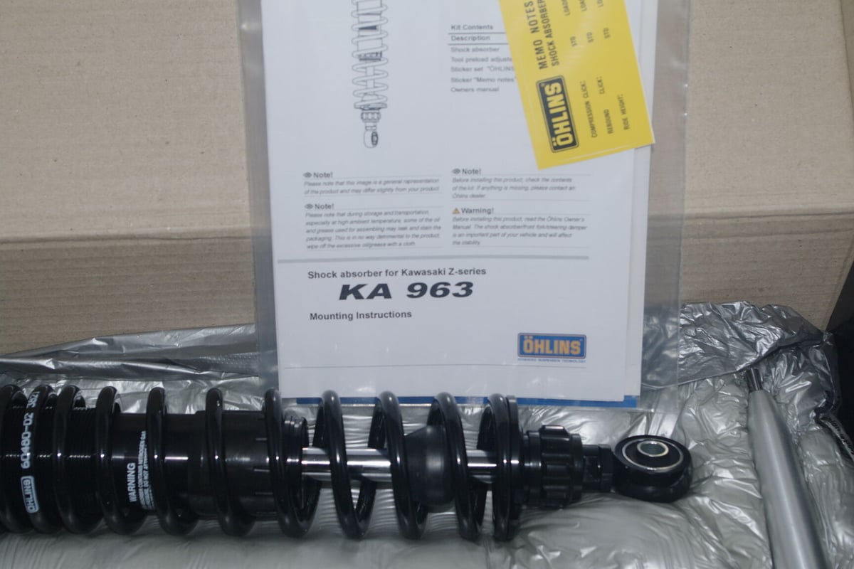在庫有り OHLINS BLACKLINE KA963 KAWASAKI 旧Z系 Z1R / 在庫有り OHLINS BLACKLINE KA963 KAWASAKI 旧Z系 Z1R /