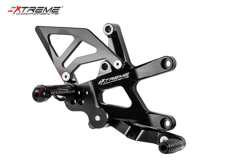 EXTREME BLACK ALUMINUM REVERSE GP EVO SHIFT バックステップ KAWASAKI ZX-10 R 2016-2022