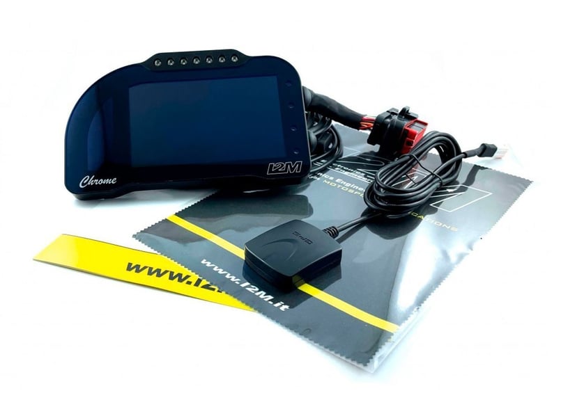 I2M CHROME Plusレースメーター i2M Chrome Plus 2 Dashboard (GPS, WiFi, Lambda