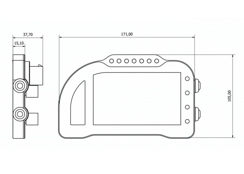 ディーラー在庫有 I2M CHROME Plus2ラップタイマー付きデジタル