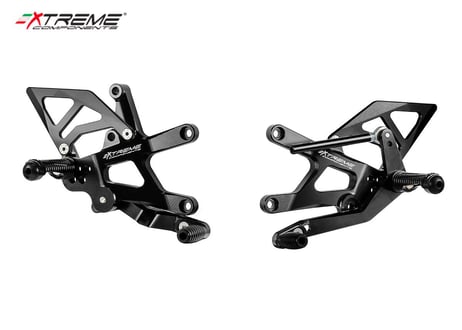 EXTREME BLACK ALUMINUM REVERSE GP EVO SHIFT バックステップ KAWASAKI ZX-10 R 2016-2022
