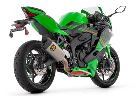 Arrow Kawasaki ZX-4R 2024 フルシステム  フルチタン  カーボン エンドキャップ 71234PTZ