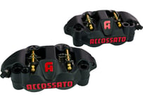 ACCOSSATO ラジアル ブレーキ キャリパー 108MM チタン ピストン 左右セット　パッド無し
