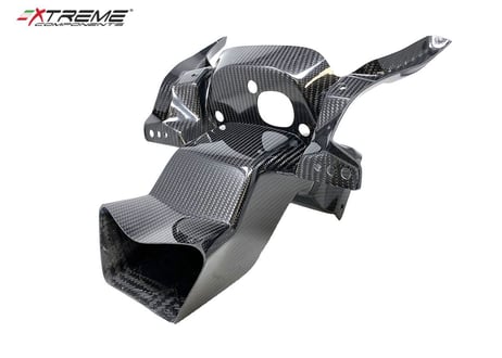 CARBON DASHBOARD FRAME + INTAKE TUBES EXTREME COMPONENTS YAMAHA R1 / M 20-25