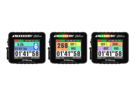 ディーラー在庫有り　PZ RACING 50Hz GPS搭載 データロガー機能付き クロノメーター・ダッシュボード　Start Next ST500-N 　(日本語マニュアル付き）