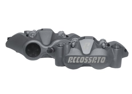 ラジアル ブレーキ キャリパー ACCOSSATO 108MM アルミニウム ピストン 　左右セット　ブレーキパッド付属