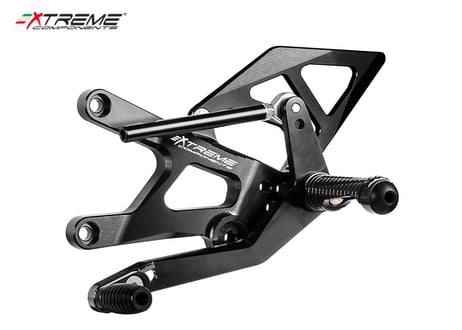 EXTREME BLACK ALUMINUM REVERSE GP EVO SHIFT バックステップ KAWASAKI ZX-10 R 2016-2022