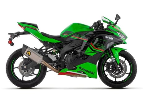 Arrow Kawasaki ZX-4R 2024 フルシステム  フルチタン  カーボン エンドキャップ 71234PTZ