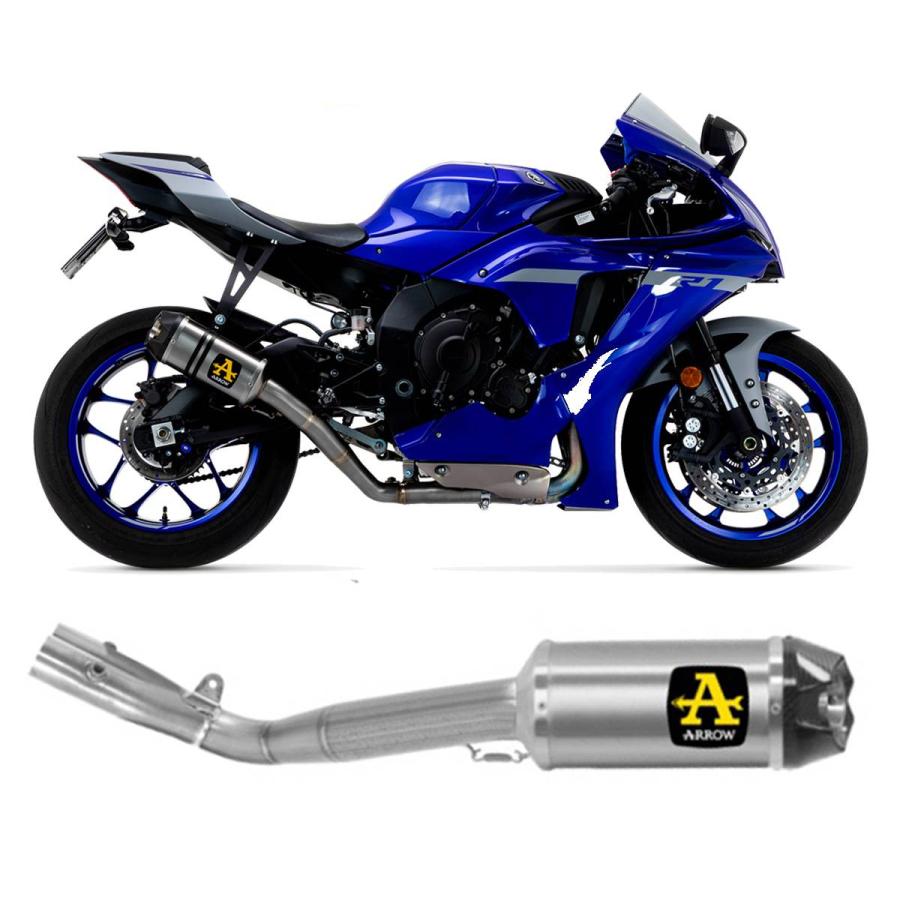 Arrow YAMAHA YZF R1/M 2015-2024 リンクパイプ サイレンサー チ