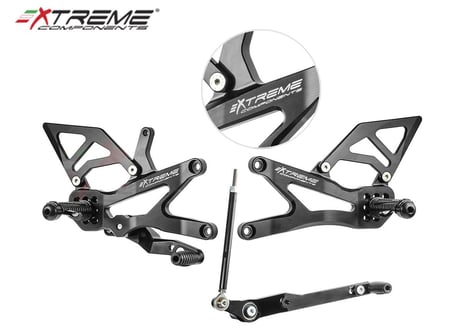 EXTREME BLACK ALUMINUM REVERSE GP EVO SHIFT バックステップ HONDA CBR 1000 RR-R 20-25