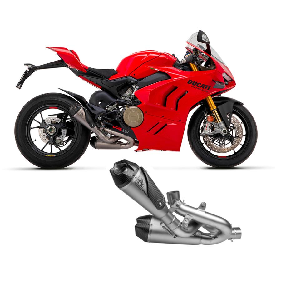 ARROW スリップオン フルチタン サイレンサーキット DUCATI PANIGALE V4