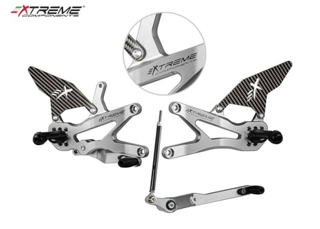 EXTREME SILVER CARBON STANDARD GP EVO SHIFT バックステップ HONDA CBR 1000 RR-R 2020-2025
